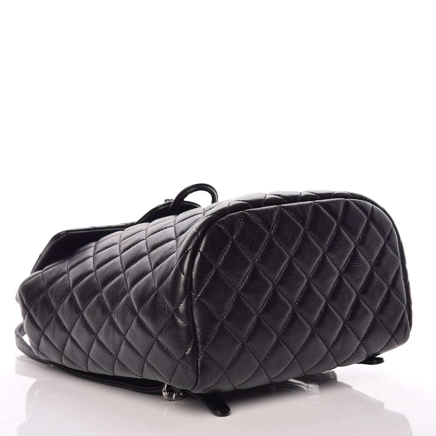 Lambskin Quilted Small Urban Spirit Backpack Black