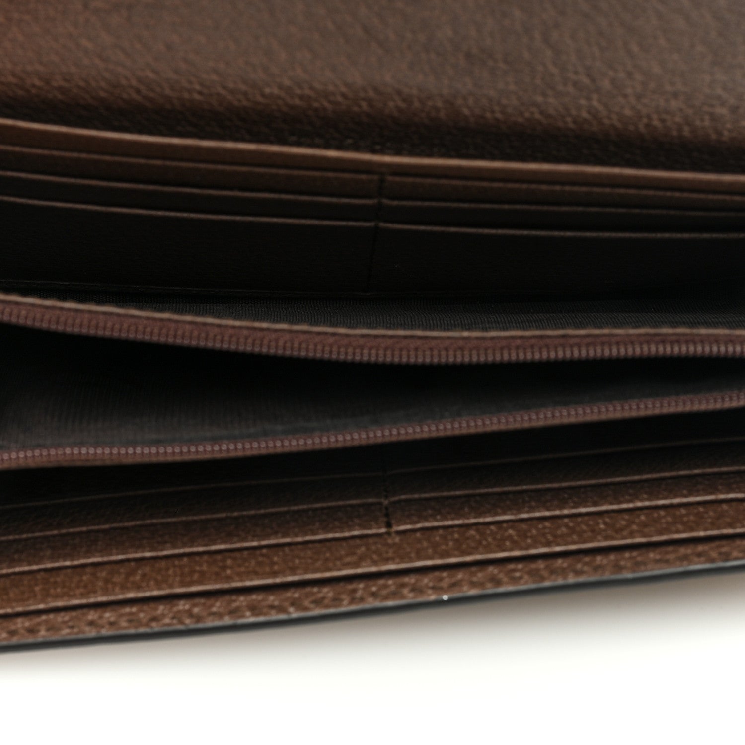 Gucci GG Supreme Monogram Web Ophidia Continental Wallet Brown 5 of 6