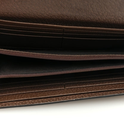 Gucci GG Supreme Monogram Web Ophidia Continental Wallet Brown 5 of 6