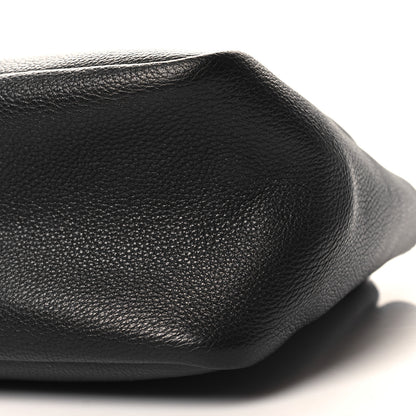 Prada Vitello Daino Soft Medium Dynamique Tote Black 9 of 9