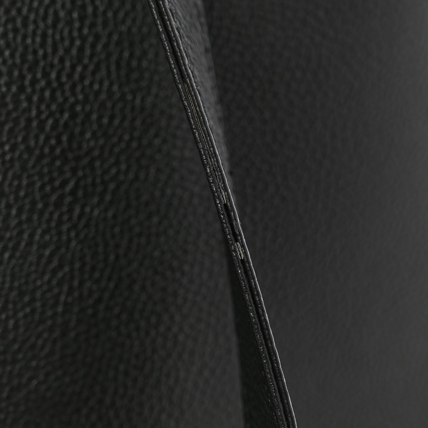 Calfskin Cerf Executive Shopper Tote Black