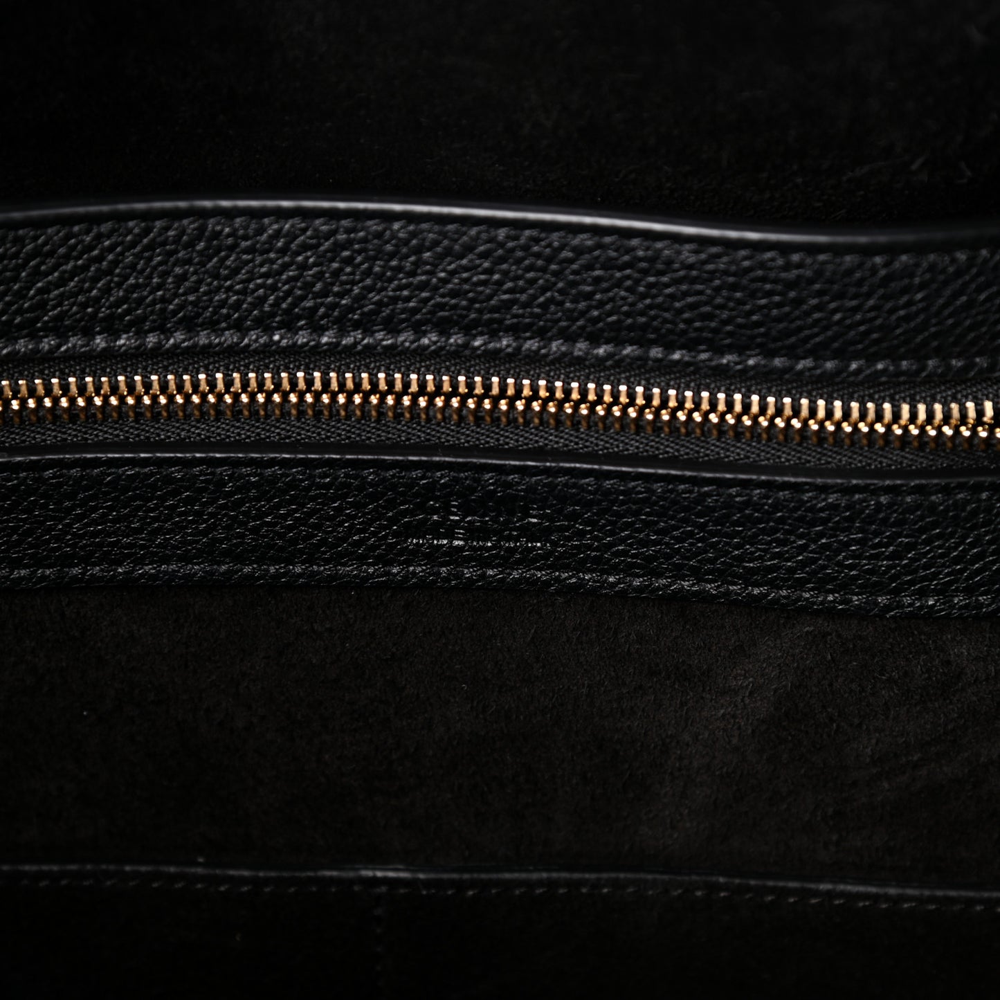 Soft Grained Calfskin Small Belt Cabas Phantom Black