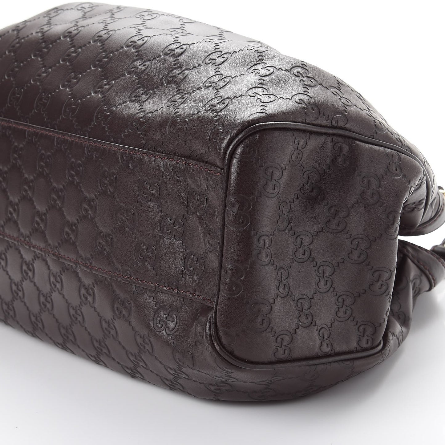 Guccissima Medium Sukey Tote Chocolate