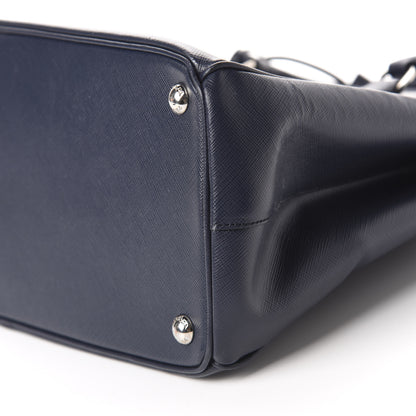 Prada Saffiano Medium Galleria Double Zip Tote Baltico 7 of 13