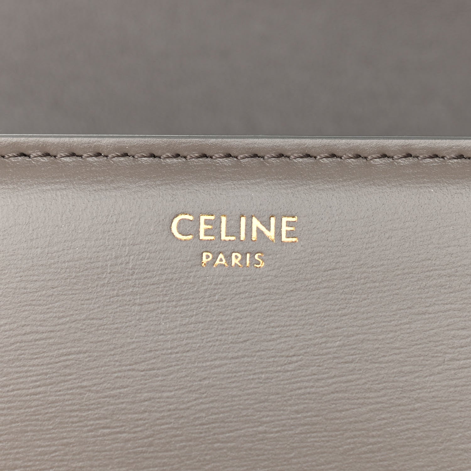 Celine Shiny Calfskin Medium Triomphe Pebble 6 of 10