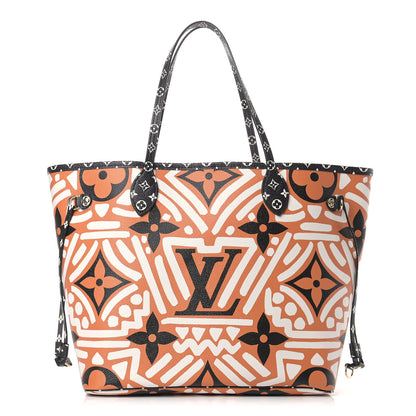 Louis Vuitton Monogram Giant Crafty Neverfull MM Creme Caramel 1 of 9