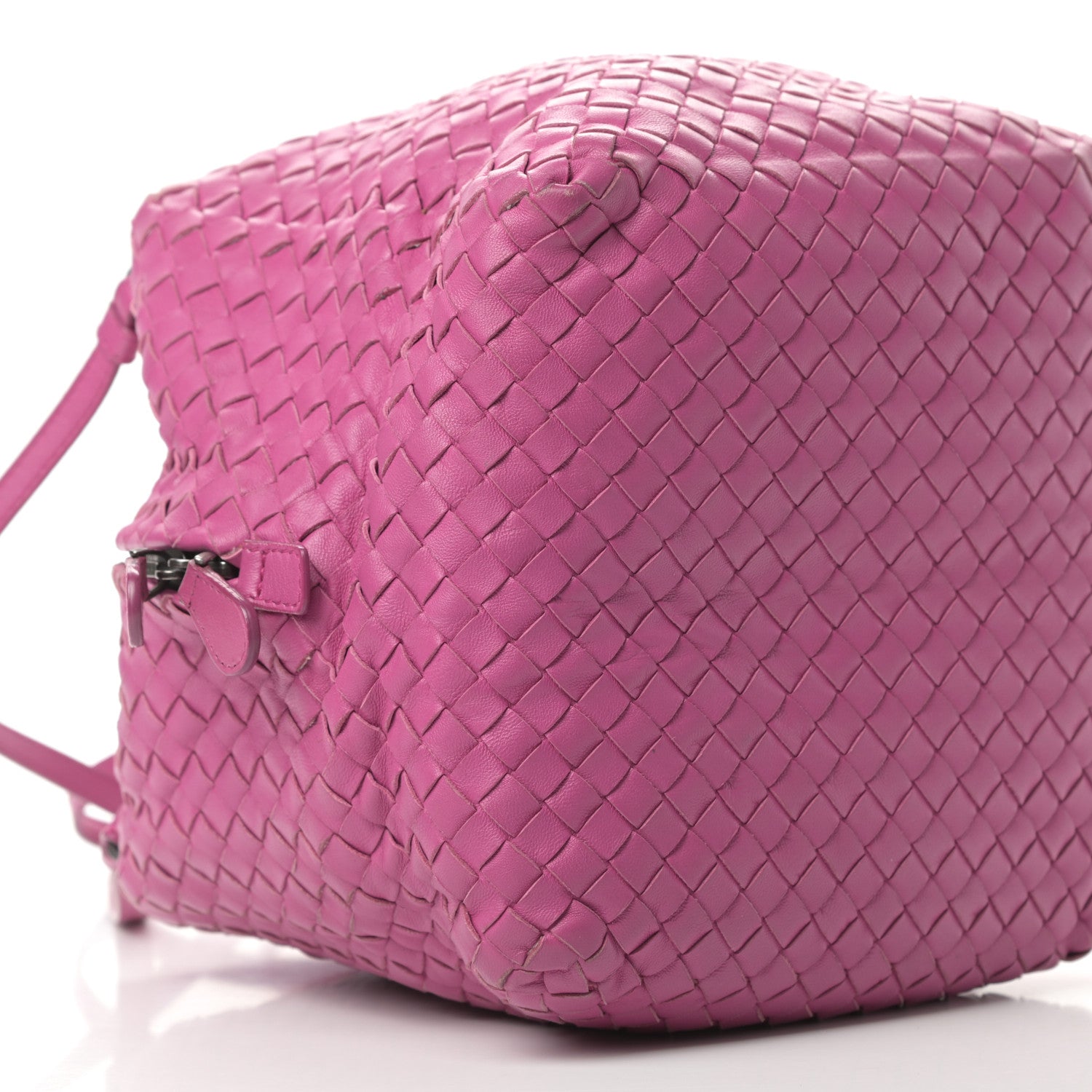 Bottega Veneta Nappa Intrecciato Cube Messenger Ametiste 9 of 13
