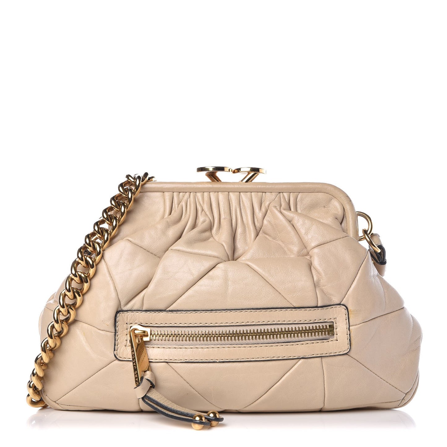 Calfskin Patchwork Little Stam Beige