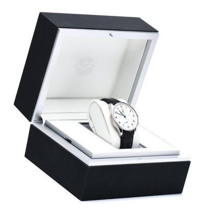 IWC Stainless Steel Alligator 41mm Portuguese Chronograph Automatic Watch IW371446 5 of 5