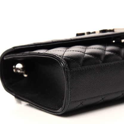 Saint Laurent Grain De Poudre Textured Mixed Matelasse Triquilt Small Monogram Satchel Black 6 of 10
