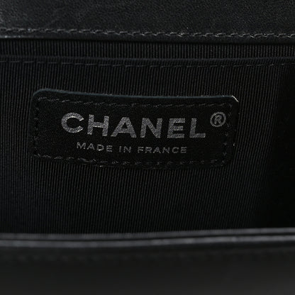 Chanel Calfskin Quilted Medium Boy Flap Black 6 of 9