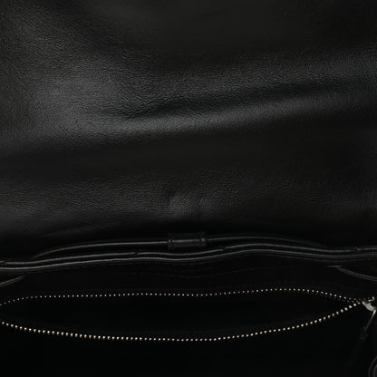 Saint Laurent Calfskin Y Quilted Monogram Small Loulou Backpack Black 11 of 13