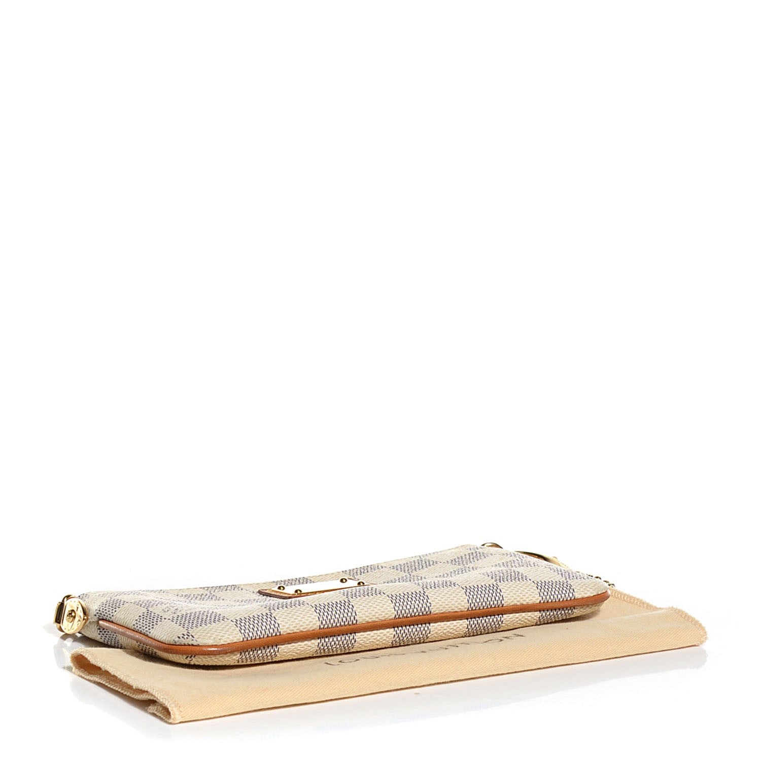 Louis Vuitton Damier Azur Pochette Milla MM 4 of 7