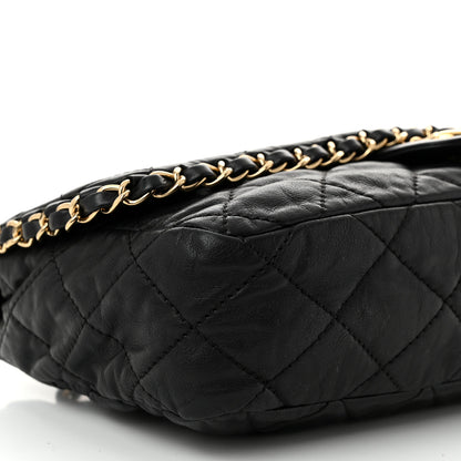 Chanel Calfskin Quilted Medium Chain Me Flap Black 8 of 9