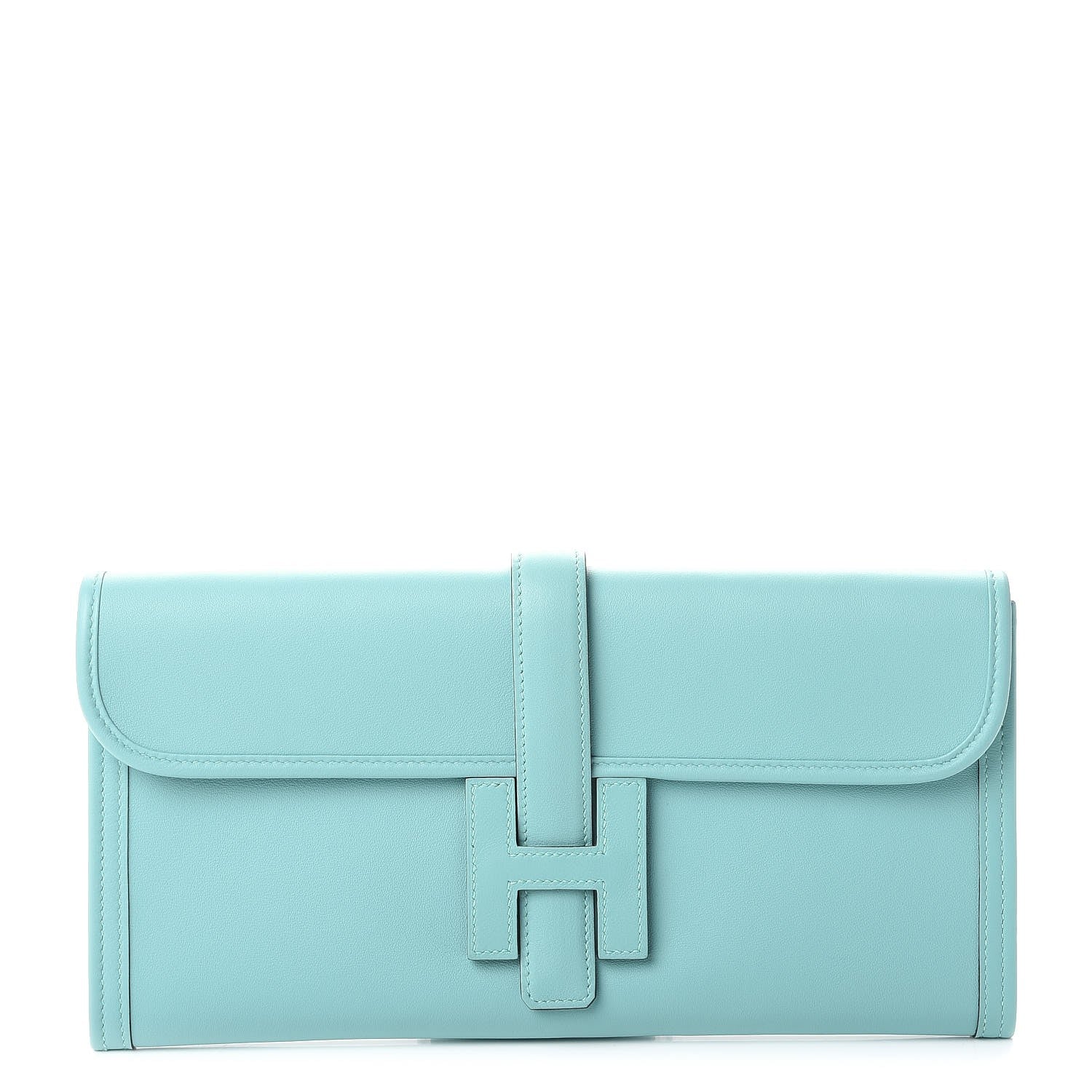 Hermes Swift Jige Elan 29 Clutch Bleu Atoll 1 of 7