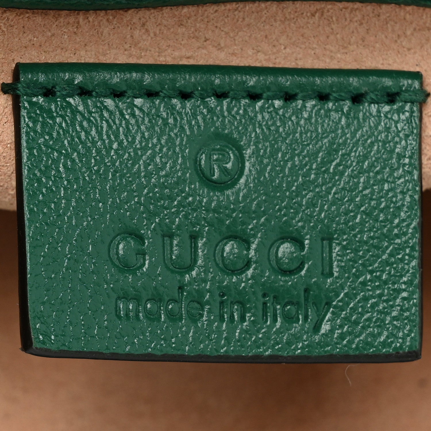 Gucci Azalea Calfskin Enamel Matelasse Diagonal Super Mini Torchon GG Marmont Shoulder Bag New Shamarock Emerald 6 of 9