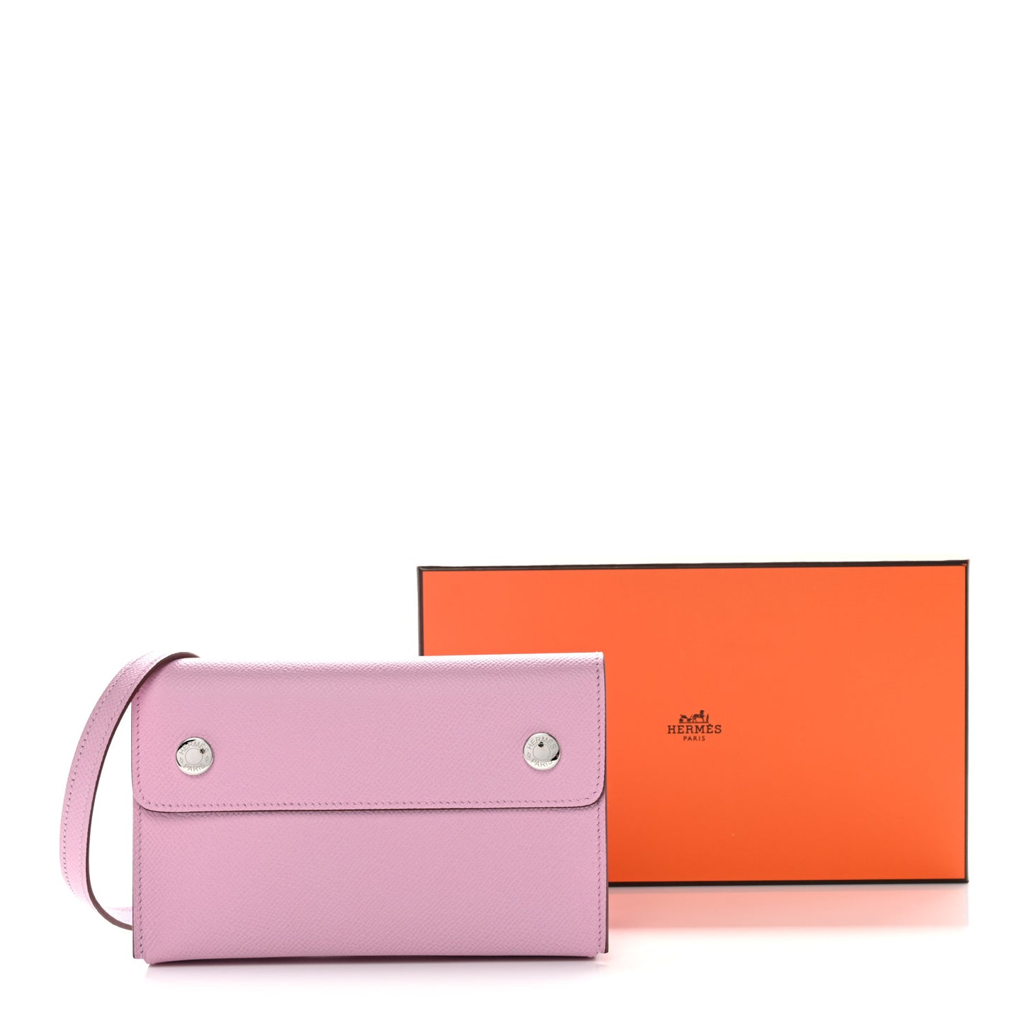 Epsom Hermesnap Wallet Mauve Sylvestre