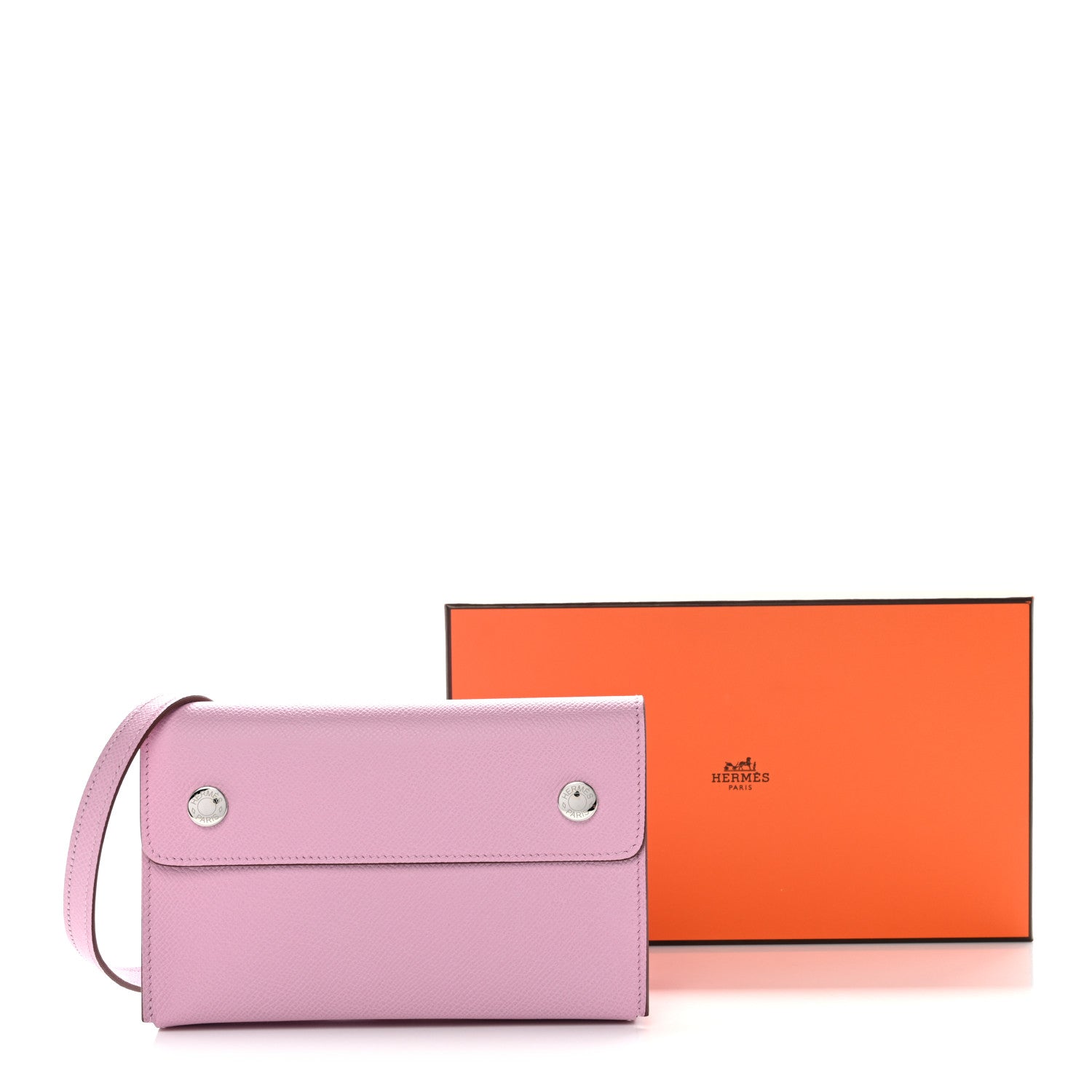 Hermes Epsom Hermesnap Wallet Mauve Sylvestre 11 of 11