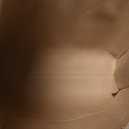 Chloe Cotton Calfskin Large Woody Ribbon Tote White Brown 5 of 9