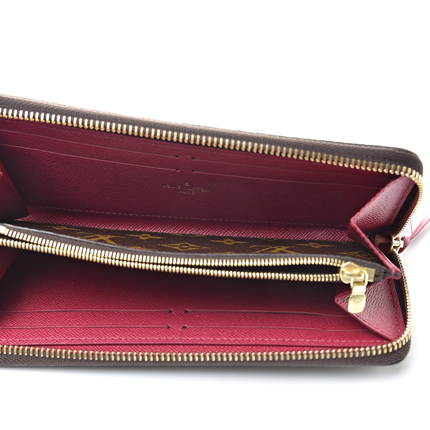Monogram Clemence Wallet Fuchsia