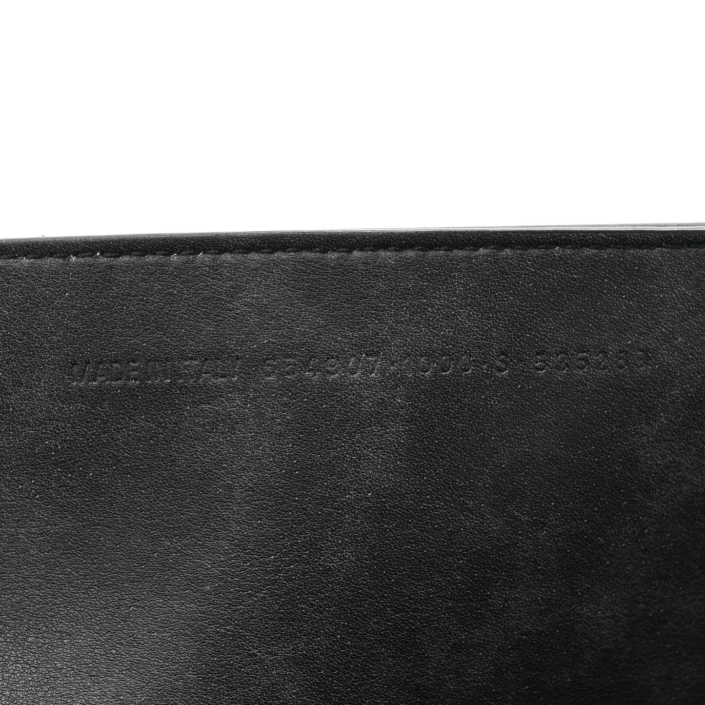 Used Calfskin Rust Hardware Neo Classic City Black