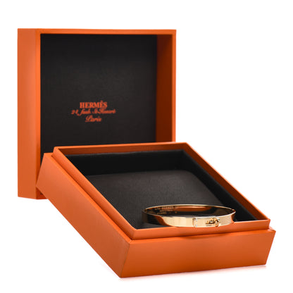 Hermes 18K Yellow Gold Diamond PM Kelly Bracelet SH 5 of 5