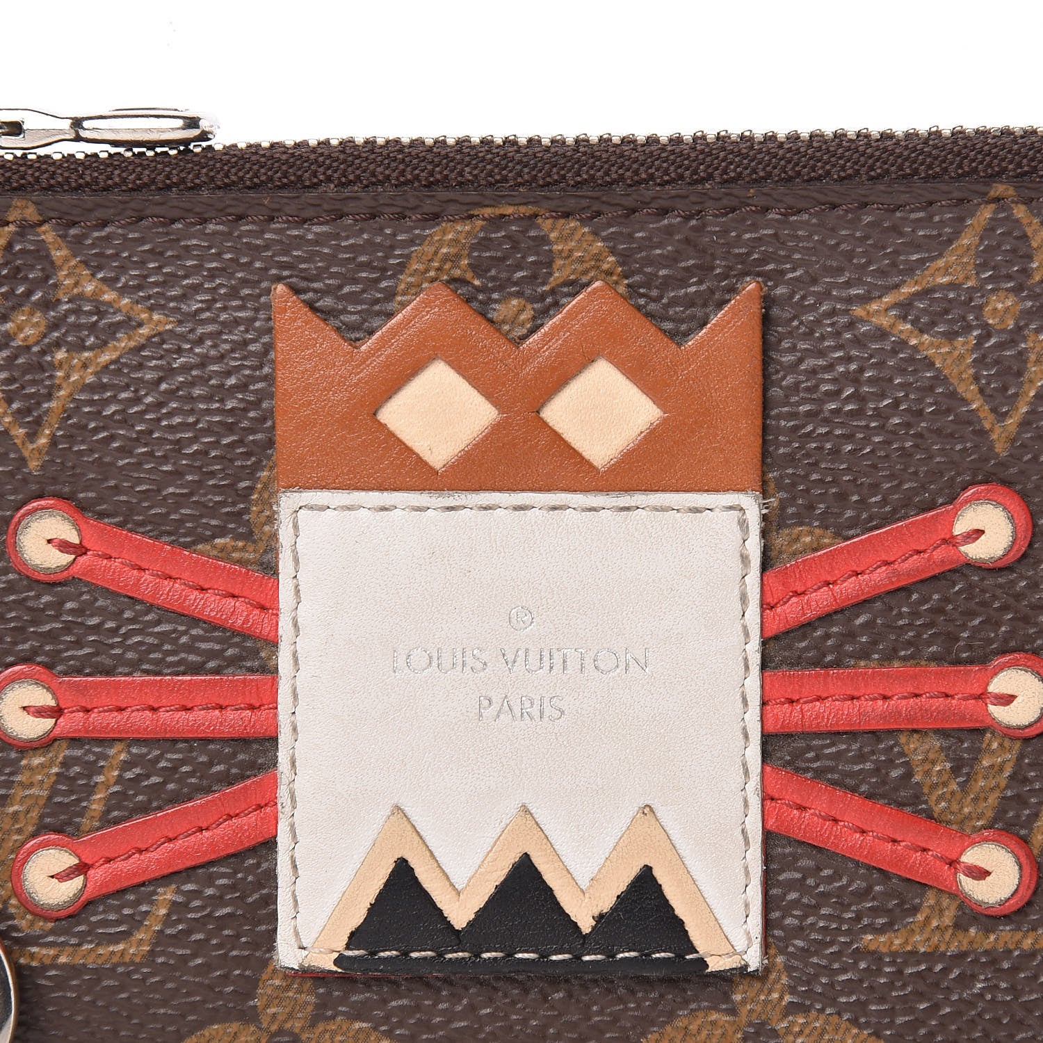 Louis Vuitton Monogram Tribal Key Pouch 8 of 8