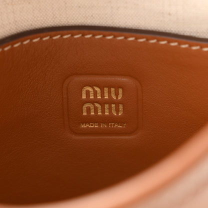 Miu Miu Nappa Mini Ivy Bag Cognac 6 of 9