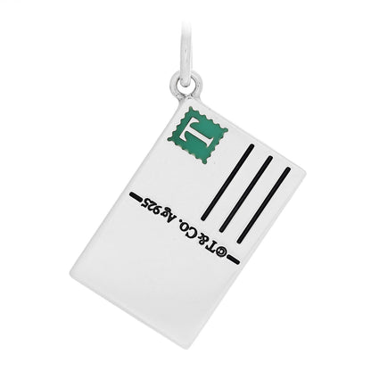 Tiffany Sterling Silver Enamel Hawaii Postcard Charm Blue 3 of 4