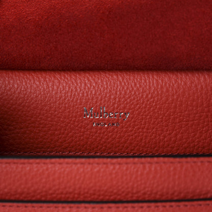 Mulberry Natural Grain Calfskin Antony Messenger Crossbody Scarlet 8 of 9