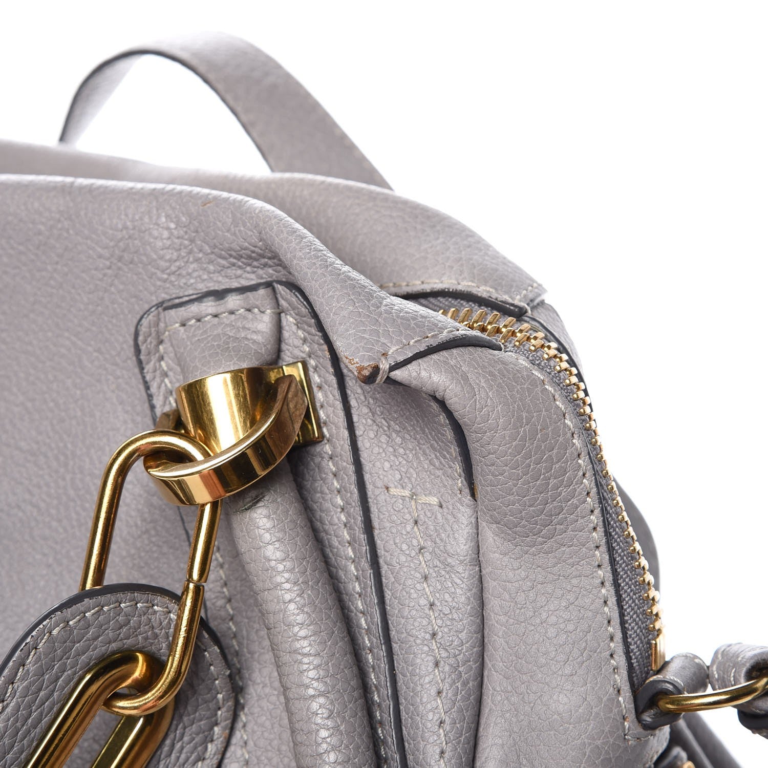 Chloe Calfskin Medium Paraty Cashmere Grey 12 of 17