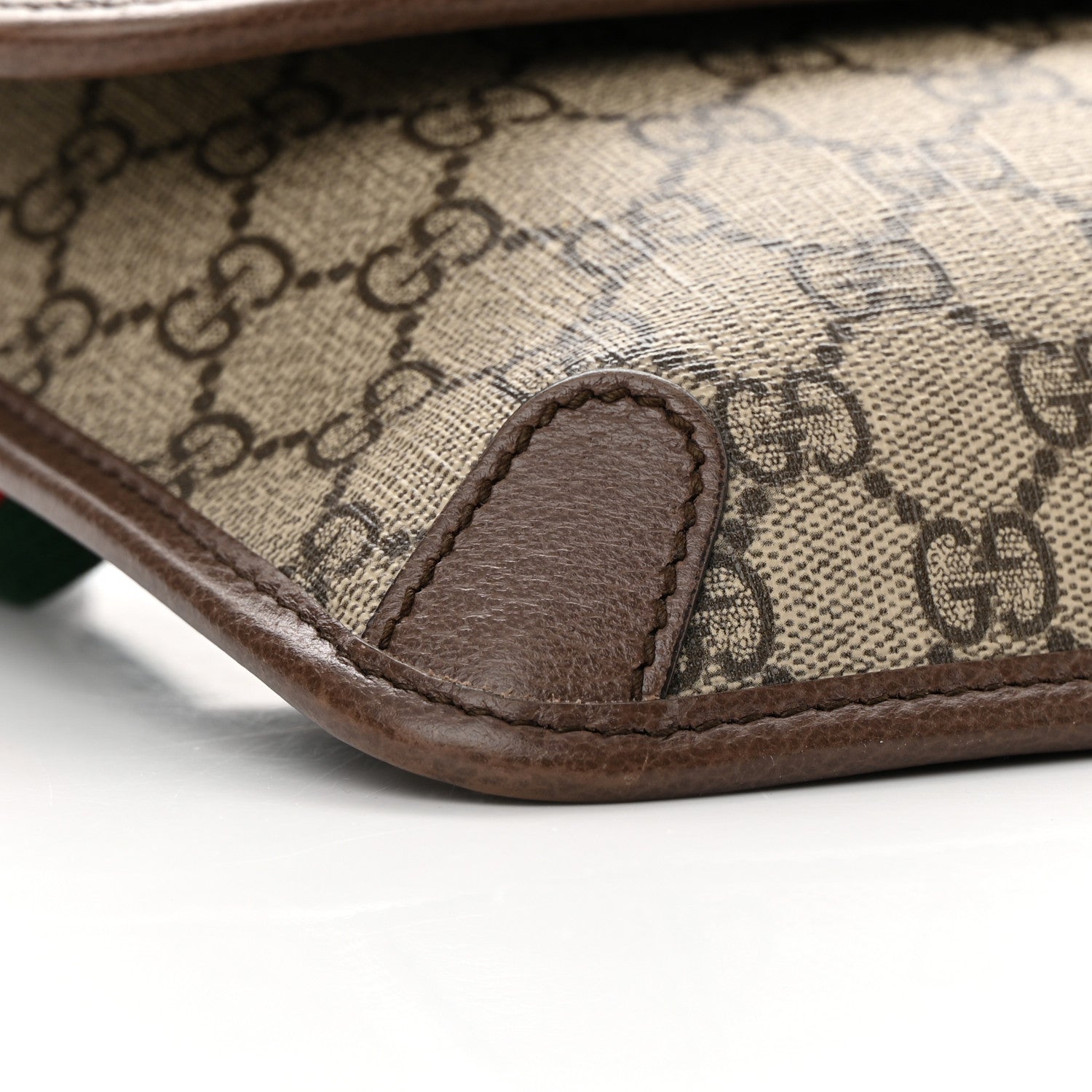 Gucci GG Supreme Monogram Neo Vintage Web Belt Bag Brown 9 of 12