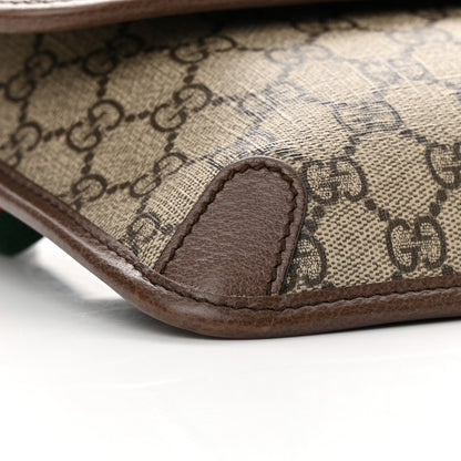 Gucci GG Supreme Monogram Neo Vintage Web Belt Bag Brown 9 of 12