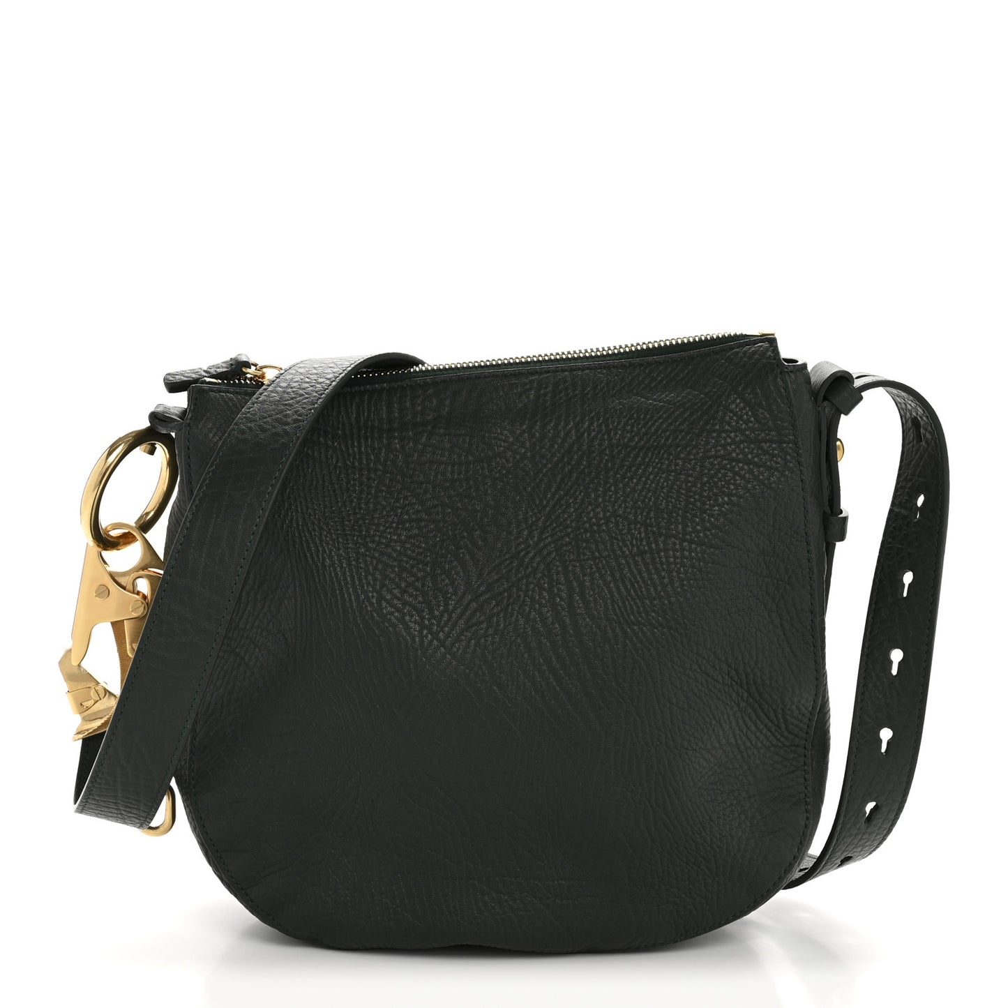 Grainy Calfskin Small Knight Bag Vine