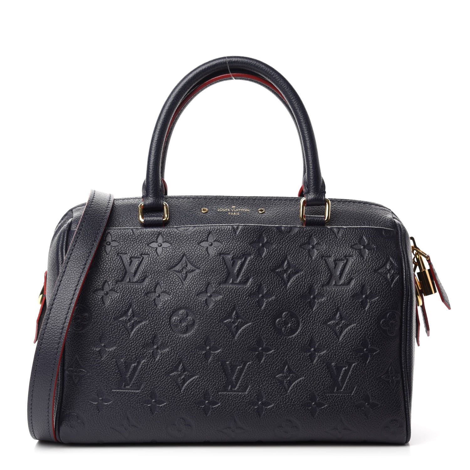 Louis Vuitton Empreinte Speedy Bandouliere 25 NM Marine Rouge 1 of 10