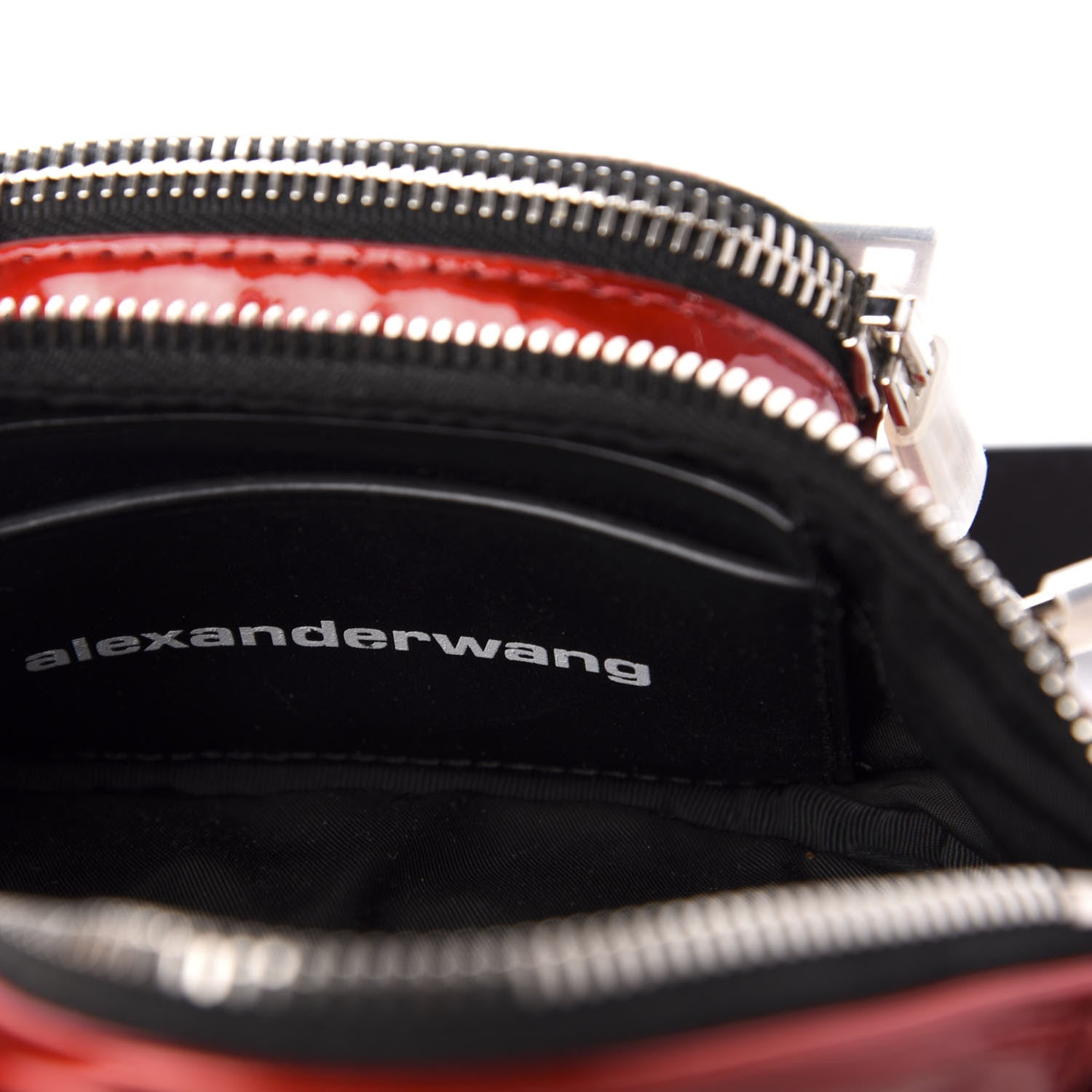 Alexander Wang Patent Attica Mini Belt Bag Red 6 of 9