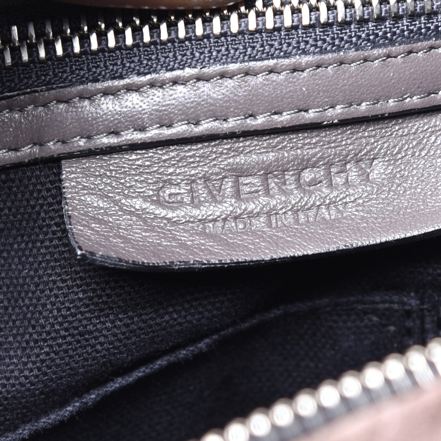 Givenchy Tumbled Sheepskin Medium Pandora Charcoal 6 of 9