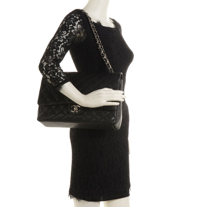 Chanel Caviar Quilted Maxi Double Flap Black 2 of 9