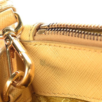 Prada Saffiano Medium Galleria Double Zip Tote Ginestra 9 of 14