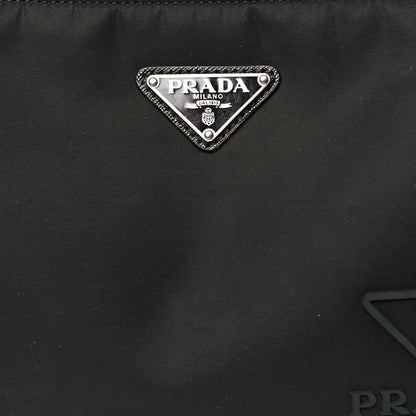 Prada Re-Nylon Saffiano Pocket Zippered Shoulder Bag Black 7 of 9