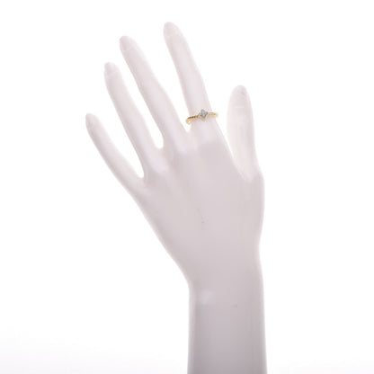 David Yurman 18K Yellow Gold Pave Diamond 6mm Quatrefoil Ring 52 6 2 of 5