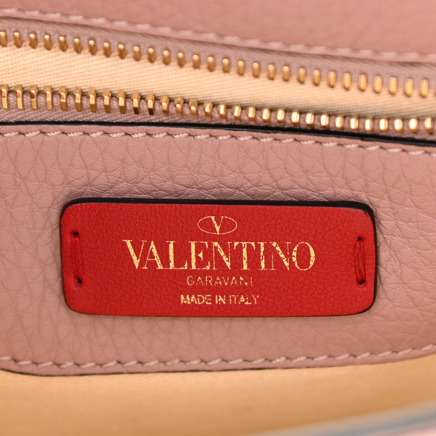 Valentino Garavani Vitello Large Rockstud Halfmoon Saddle Bag Lipstick 6 of 8