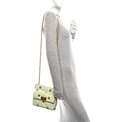 Valentino Garavani Nappa Small Roman Stud Shoulder Bag Ambrosia 2 of 10