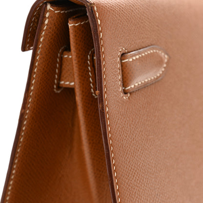 Hermes Courchevel Kelly Sellier 32 Gold 24 of 34