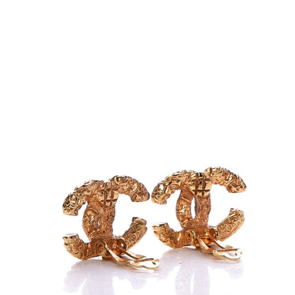 Chanel CC Clip On Earrings Gold 4 of 4