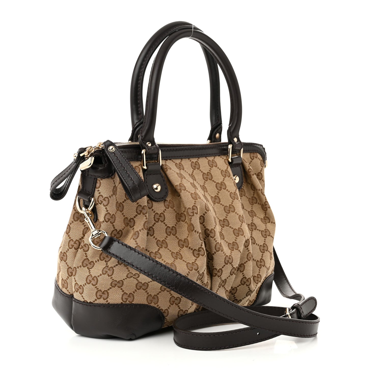 Monogram Medium Sukey Top Handle Dark Brown