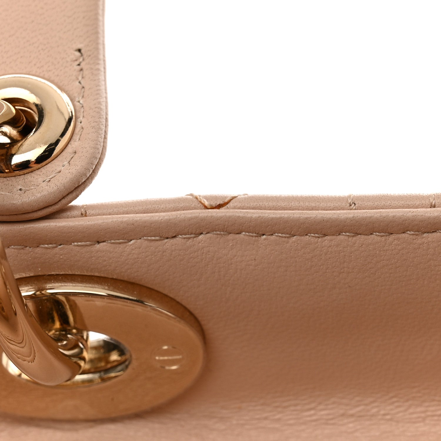 Christian Dior Lambskin Cannage Medium Lady Dior Rose Poudre 11 of 11