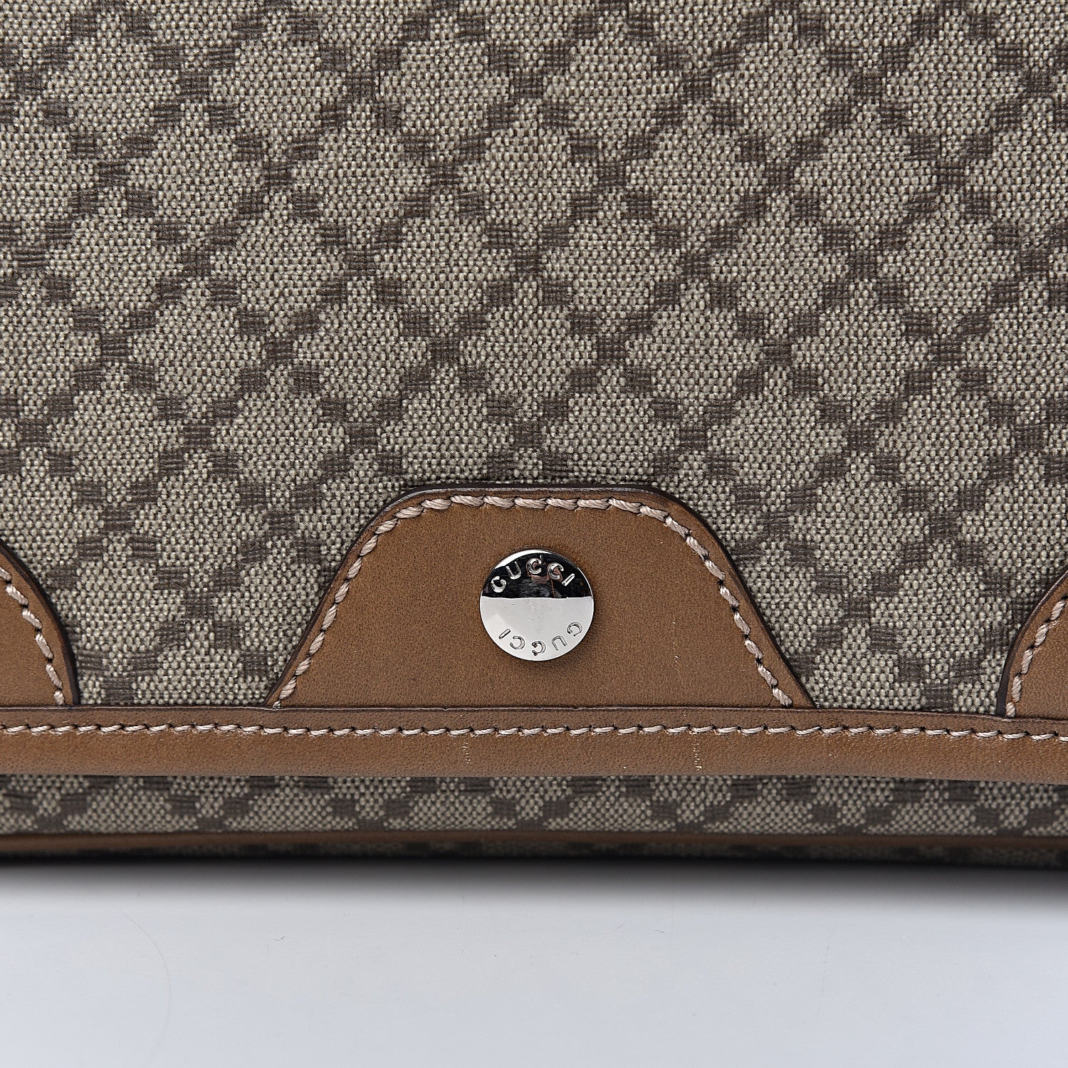 Gucci Diamante Flap Messenger Bag Beige Brown 8 of 10