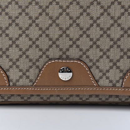 Gucci Diamante Flap Messenger Bag Beige Brown 8 of 10