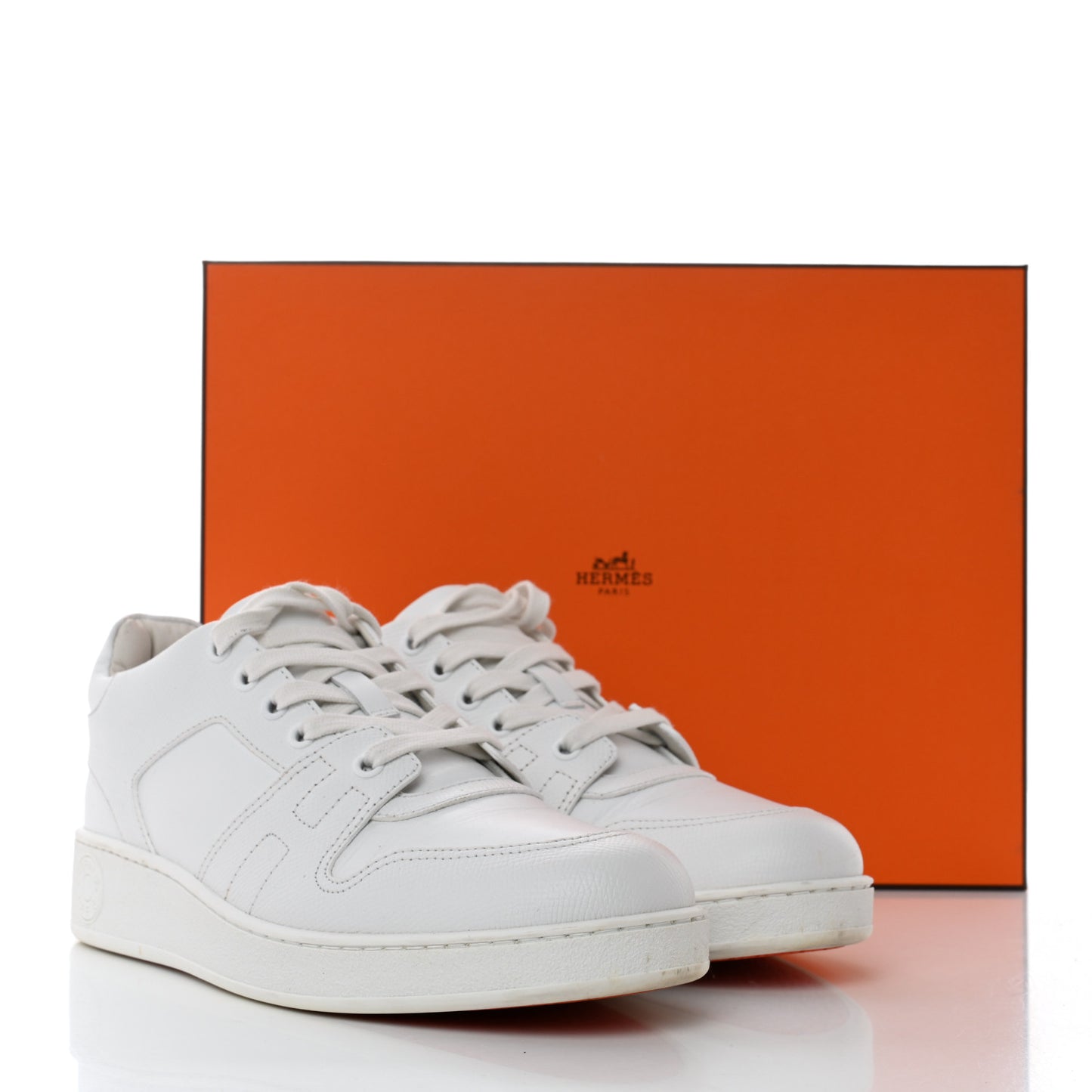 Epsom Calfskin Womens Free Sneakers 37 White